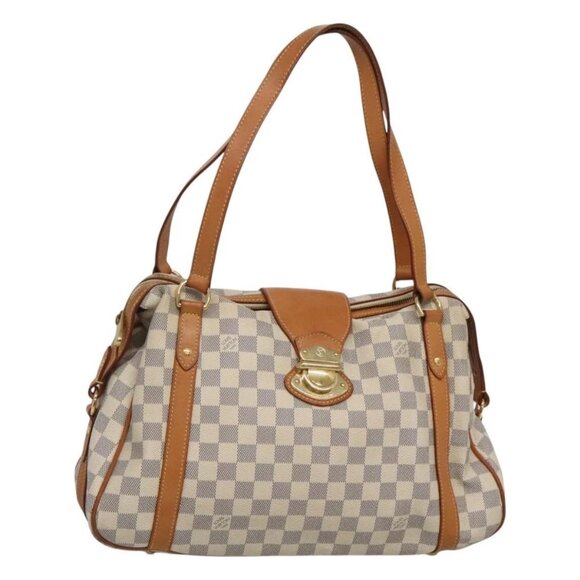 LOUIS VUITTON Damier Azur Stresa PM Tote Bag M51188 LV Auth 121402 - Picture 1 of 16